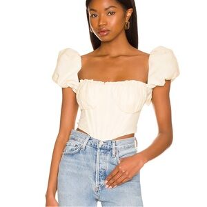 LPA Claudette Top in Ivory